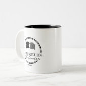 A JA könnte nur eine Person entfernt sein! Zweifarbige Tasse (Vorderseite Links)