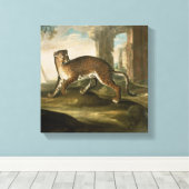 A Jaguar Leinwanddruck (Insitu (Holzboden))