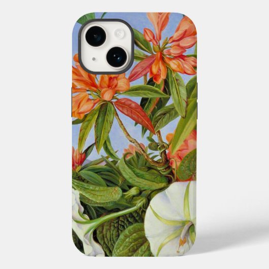 A Javan Rhododendrum und Ipomoea Case-Mate iPhone Hülle (Rückseite)