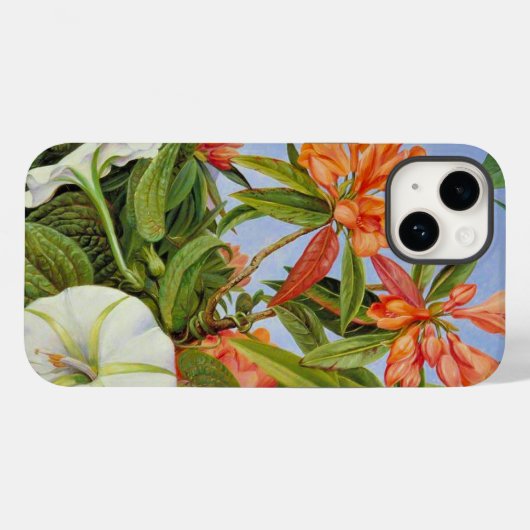 A Javan Rhododendrum und Ipomoea Case-Mate iPhone Hülle (Rückseite (Horizontal))