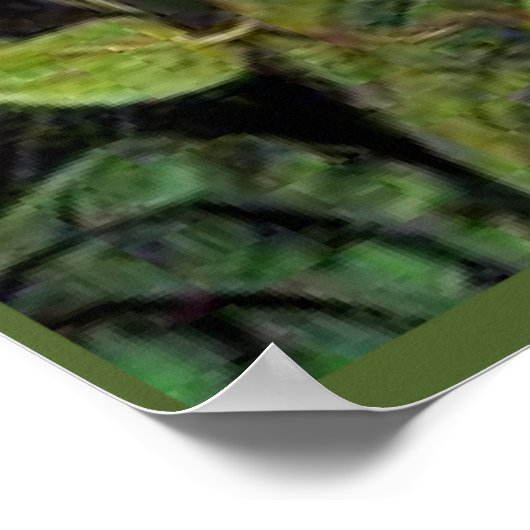 A Javan Rhododendrum und Ipomoea Poster (Ecke)