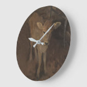 A Jersey Calf Große Wanduhr (Winkel)