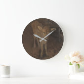 A Jersey Calf Große Wanduhr (Zuhause)