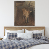 A Jersey Calf Leinwanddruck (Insitu (Schlafzimmer))