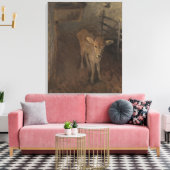 A Jersey Calf Leinwanddruck (Insitu (Wohnzimmer))