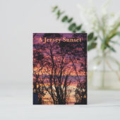 A Jersey Sunset Postkarte (Stehend Vorderseite)