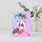 A Jester Poster Postkarte (Stehend Vorderseite)