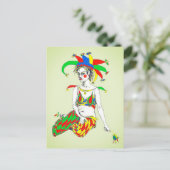 A Jester Postkarte (Stehend Vorderseite)