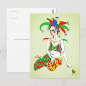 A Jester Postkarte (Vorne/Hinten)