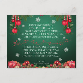 A Jingle Bells Holiday Parody - Jingle Smells Postkarte
