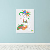 A joker leinwanddruck (Insitu (Holzboden))