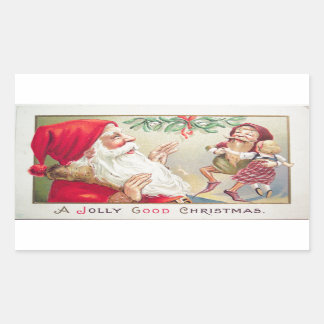 A Jolly Good Christmas Rechteckiger Aufkleber