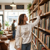 A Journey Begins with a Single Page: Book Lover Sweatshirt