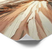 A Journey of Faith, Christian Art, Jesus Walking  Poster (Ecke)