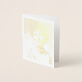 A. Joyce Elliott Gold Foil Note Card Folienkarte