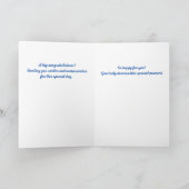 A Joyful Celebration: K Calligraphy Art Karte (Innenseite)