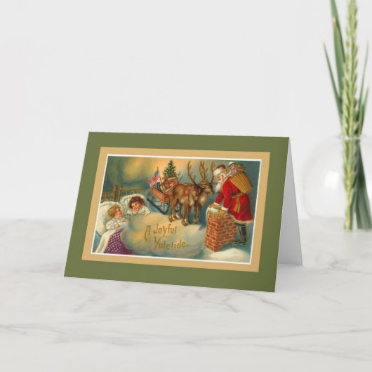 A Joyful Yuletide Feiertagskarte (Vorderseite)