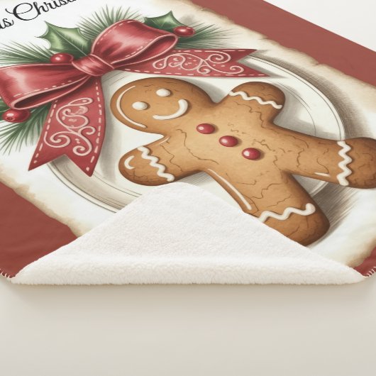 A Joyous Christmas Sherpa Blanket Sherpadecke (3/4)