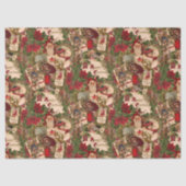 A Jumble of Victorian Holiday Postcards Seidenpapier (Vorderseite)