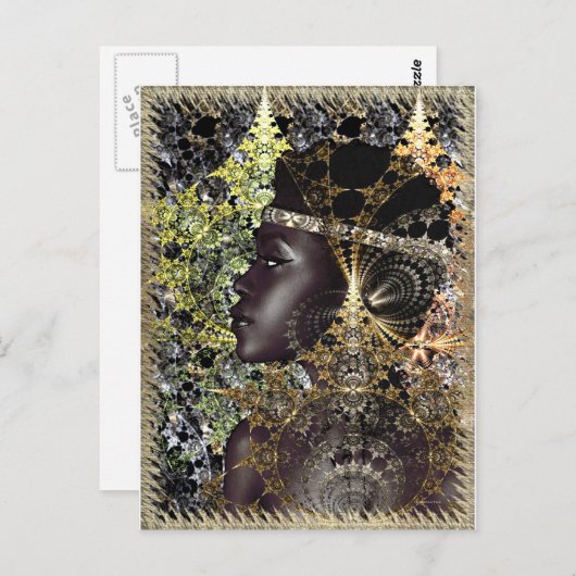 A Jungle Night Chameleon Postkarte (Vorne/Hinten)