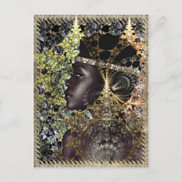 A Jungle Night Chameleon Postkarte