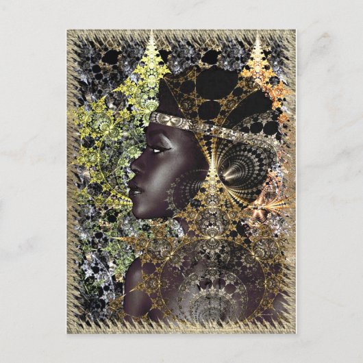 A Jungle Night Chameleon Postkarte (Vorderseite)