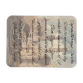 'A Kairo Bazaar' Save the Date Magnet (Horizontal)