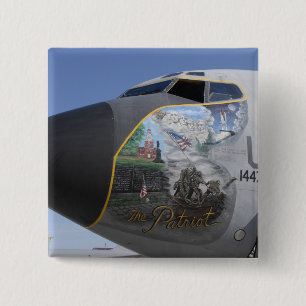A KC-135 Stratotankervorführung patriotische Nase Button