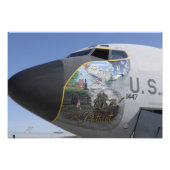 A KC-135 Stratotankervorführung patriotische Nase Fotodruck (Vorne)