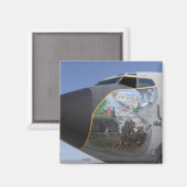 A KC-135 Stratotankervorführung patriotische Nase Magnet (Vorderseite/Rückseite)