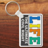 A keychain to promote your pro-life beliefs. schlüsselanhänger (Vorderseite)
