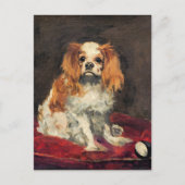 A King Charles Spaniel, schöne Kunst Postcard Postkarte (Vorderseite)