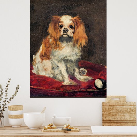 A King Charles Spaniel, schöne Kunst Poster (Küche)