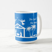 A King Is Born - Nativity Scene Mug Kaffeetasse (VorderseiteRechts)