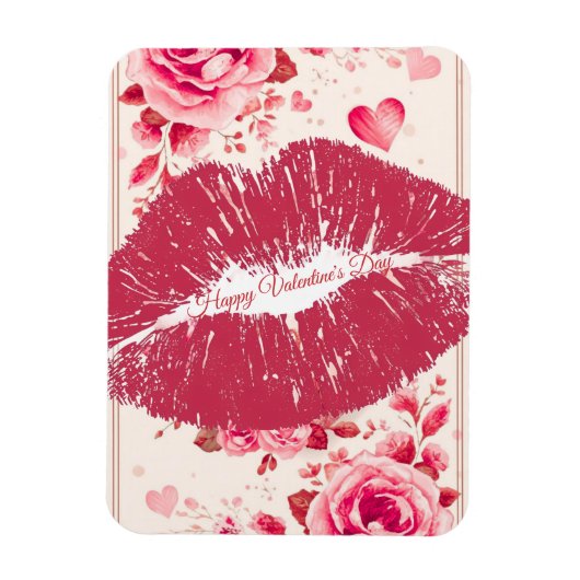 A Kiss For You on a Valentine's Day Magnet (Vertikal)