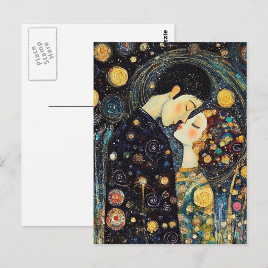 A Kiss Postkarte (Vorne/Hinten)