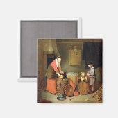 A Kitchen Räume, 17. Jahrhundert Magnet (Vorderseite/Rückseite)