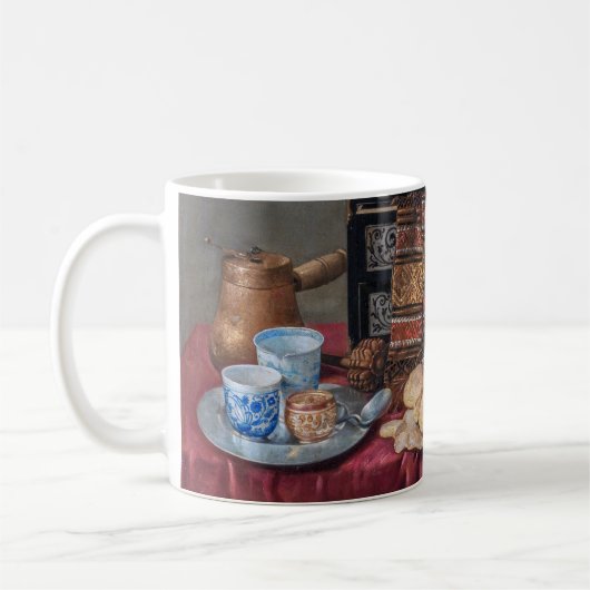 A Kitchen Tableau: Bowl, Cup & Brot Stillleben Kaffeetasse (Links)
