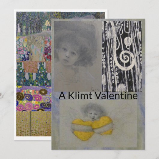 A Klimt Valentine (Vorne/Hinten)