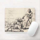 A Knock Down - George Bellows - c1917 Mousepad (Mit Mouse)