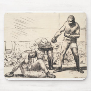 A Knock Down - George Bellows - c1917 Mousepad