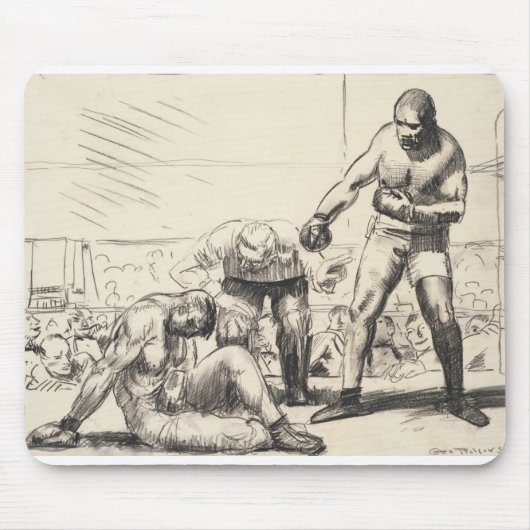 A Knock Down - George Bellows - c1917 Mousepad (Vorne)