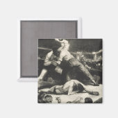 A Knock-Out - George Bellows - 1921 Magnet (Vorderseite/Rückseite)