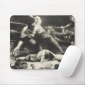 A Knock-Out - George Bellows - 1921 Mousepad (Mit Mouse)