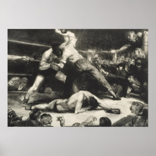 A Knock-Out - George Bellows - 1921 Poster