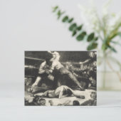 A Knock-Out - George Bellows - 1921 Postkarte (Stehend Vorderseite)