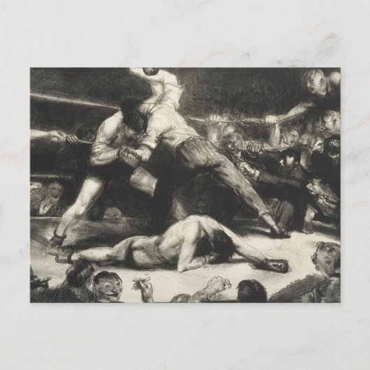 A Knock-Out - George Bellows - 1921 Postkarte (Vorderseite)