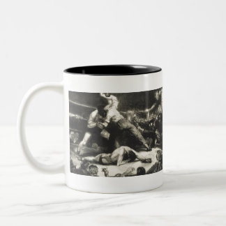 A Knock-Out - George Bellows - 1921 Zweifarbige Tasse
