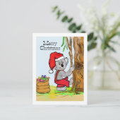 A Koala Frohe Weihnachten (Stehend Vorderseite)