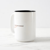 A KoOky-Tasse - Sozial angespannt Zweifarbige Tasse (Vorderseite Links)